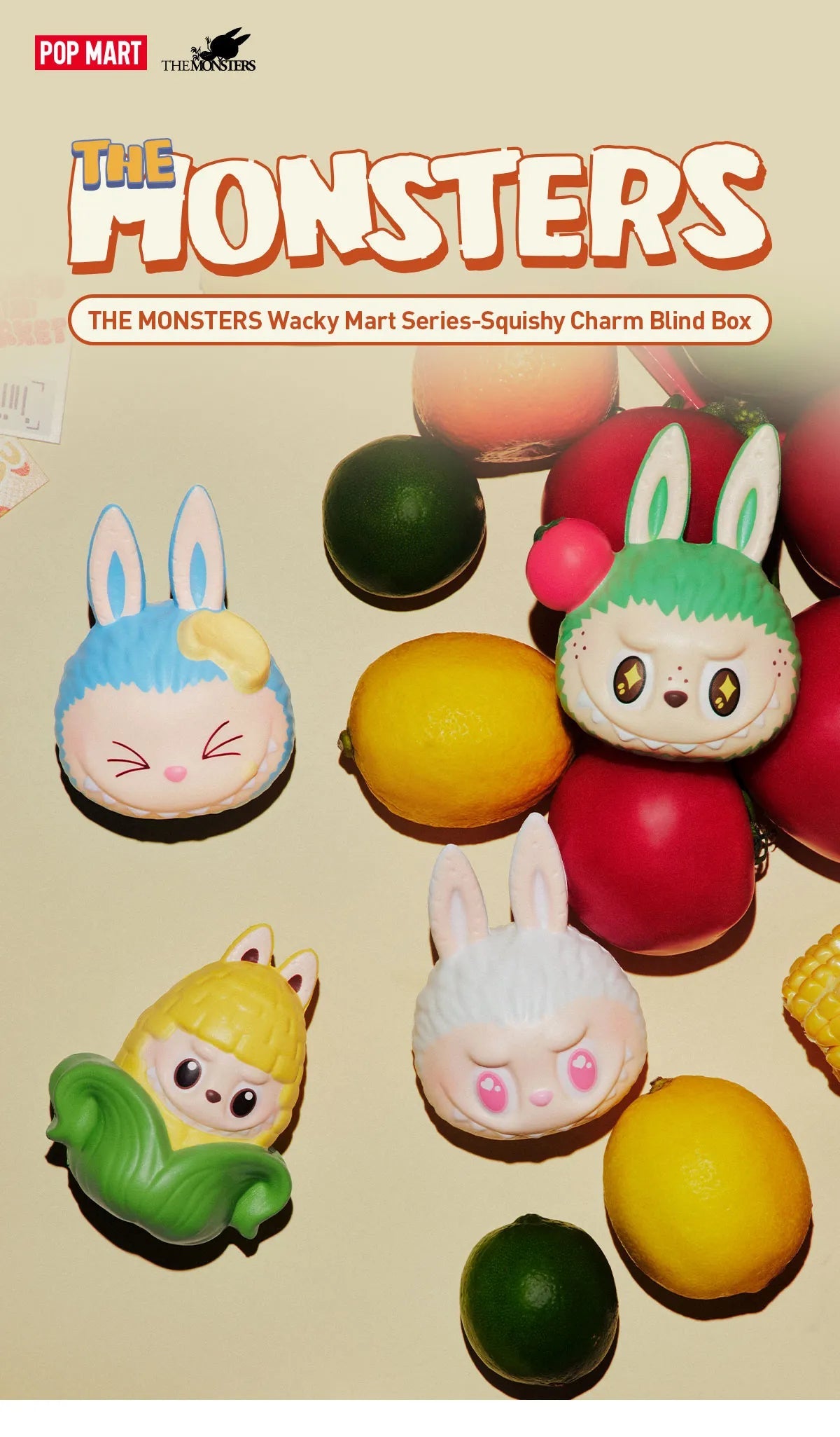 Labubu Wacky Mart Series ぬいぐるみペンダント 正規品Labubu Wacky Mart ぬいぐるみペンダント3点セットの通販