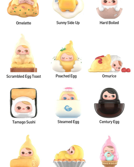 PUCKY Egg Beanie Series Blind Box Figures