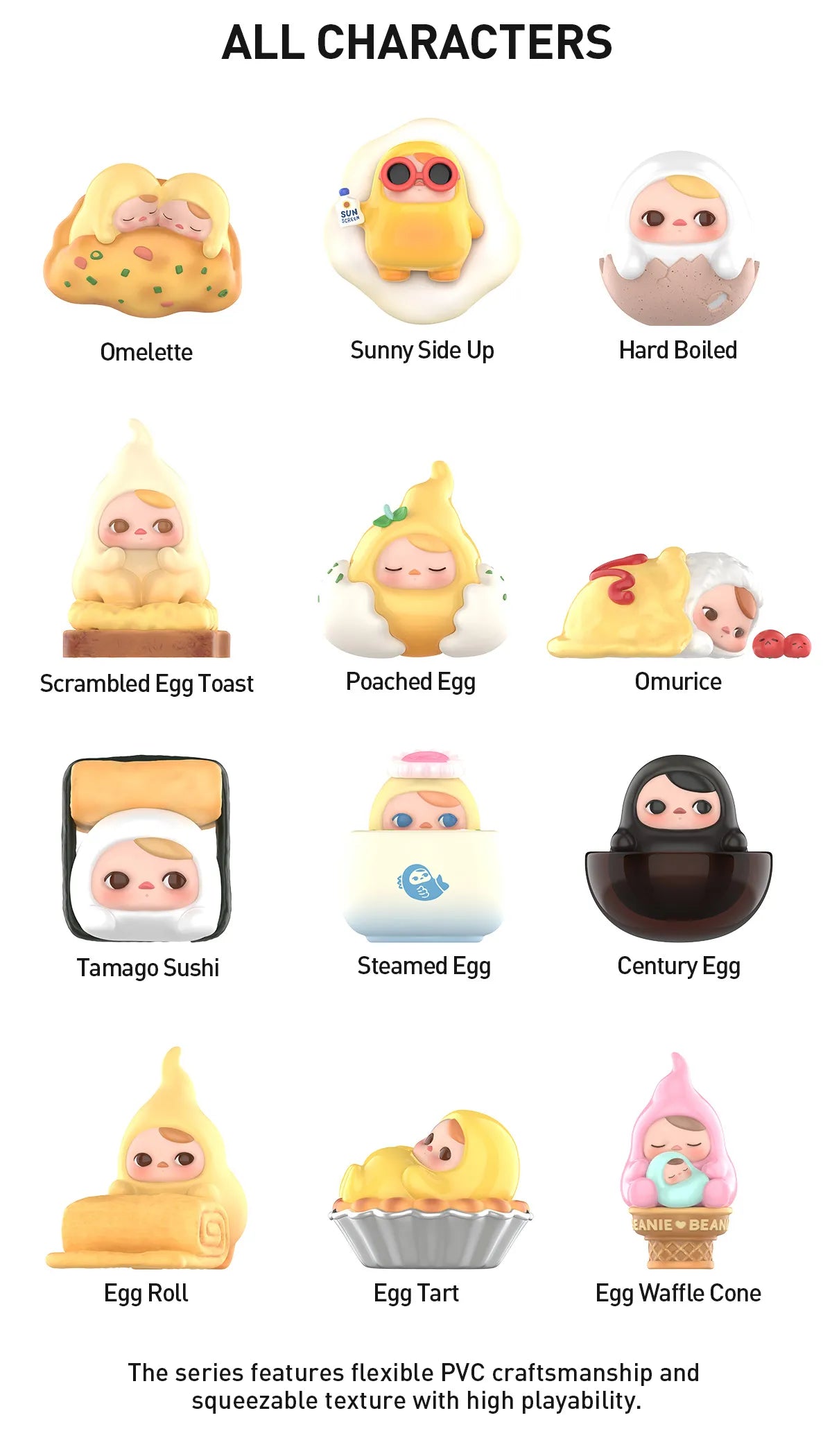 PUCKY Egg Beanie Series Blind Box Figures