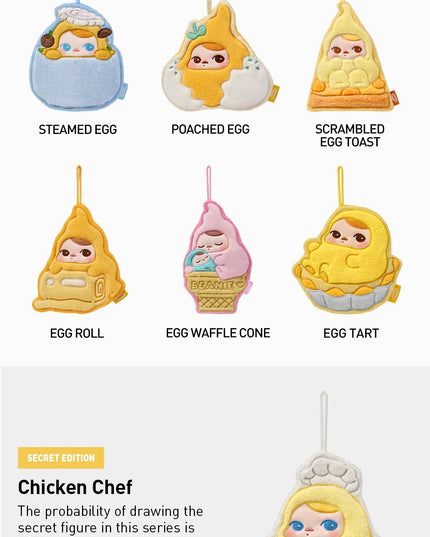 PUCKY - Egg Beanie Series-Hand Towel Blind Box