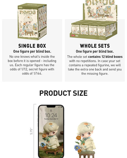 DIMOO - The Missing Day Series Blind Box Figures