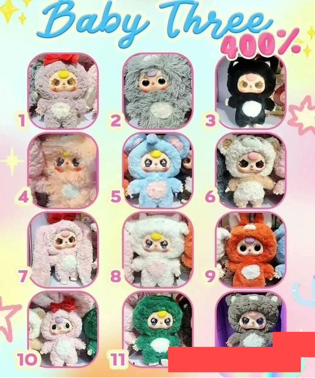 Baby Three-Big Baby 400% Plush