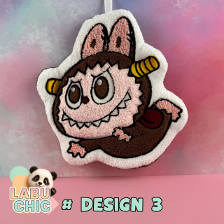 1 PC Labubu Quick-Dry Hand Towel - Fleece Hanging Towel