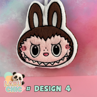 1 PC Labubu Quick-Dry Hand Towel - Fleece Hanging Towel