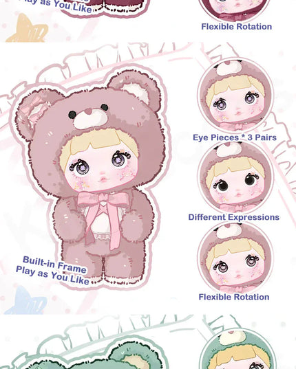 [SALE] NOMMI 400% - Good Night Bear Plush Series