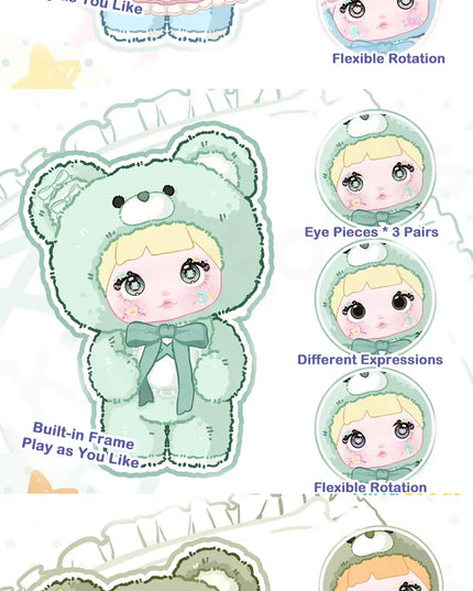 [SALE] NOMMI 400% - Good Night Bear Plush Series