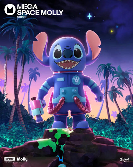 MEGA SPACE MOLLY 400% - STITCH FIGURE