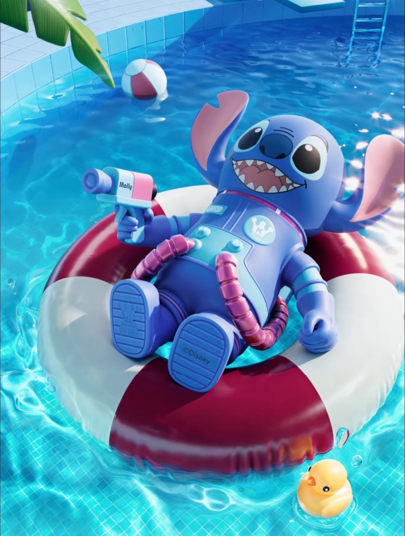 MEGA SPACE MOLLY 400% - STITCH FIGURE