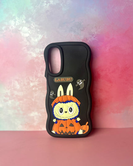 3D Wave Cute Cartoon Silicon Labubu Mobile Phone Cases Samsung