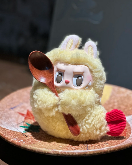Labubu - Tempura  Earphone Case Hanging Card Plush Pendant