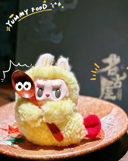 Labubu - Tempura  Earphone Case Hanging Card Plush Pendant