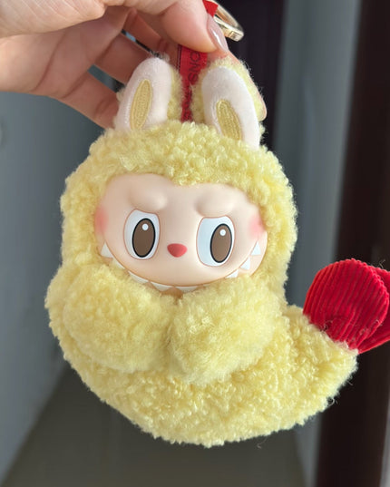 Labubu - Tempura  Earphone Case Hanging Card Plush Pendant