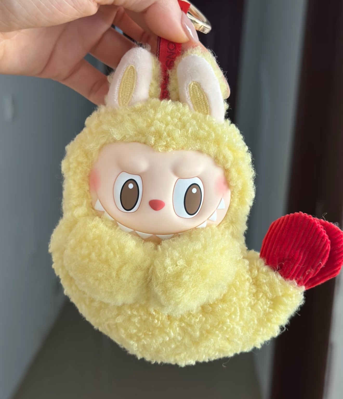 [Pre-Order] Labubu - Tempura  Earphone Case Hanging Card Plush Pendant
