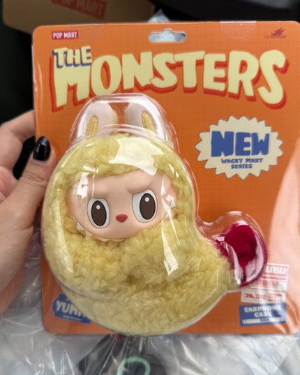 Labubu - Tempura  Earphone Case Hanging Card Plush Pendant