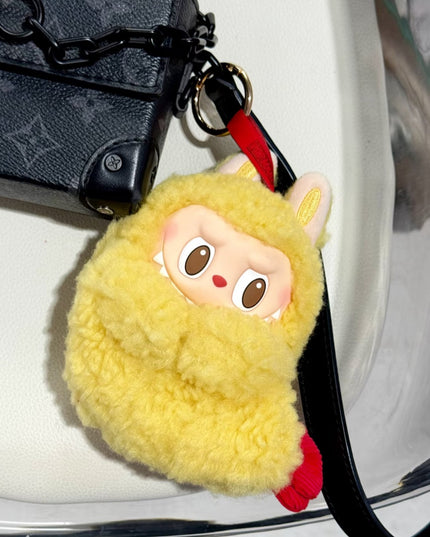 Labubu - Tempura  Earphone Case Hanging Card Plush Pendant