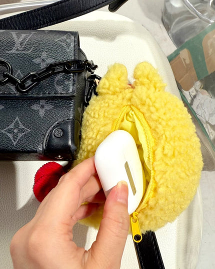 Labubu - Tempura  Earphone Case Hanging Card Plush Pendant