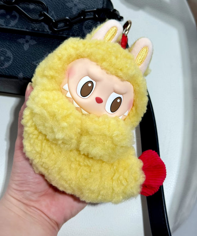 Labubu - Tempura  Earphone Case Hanging Card Plush Pendant