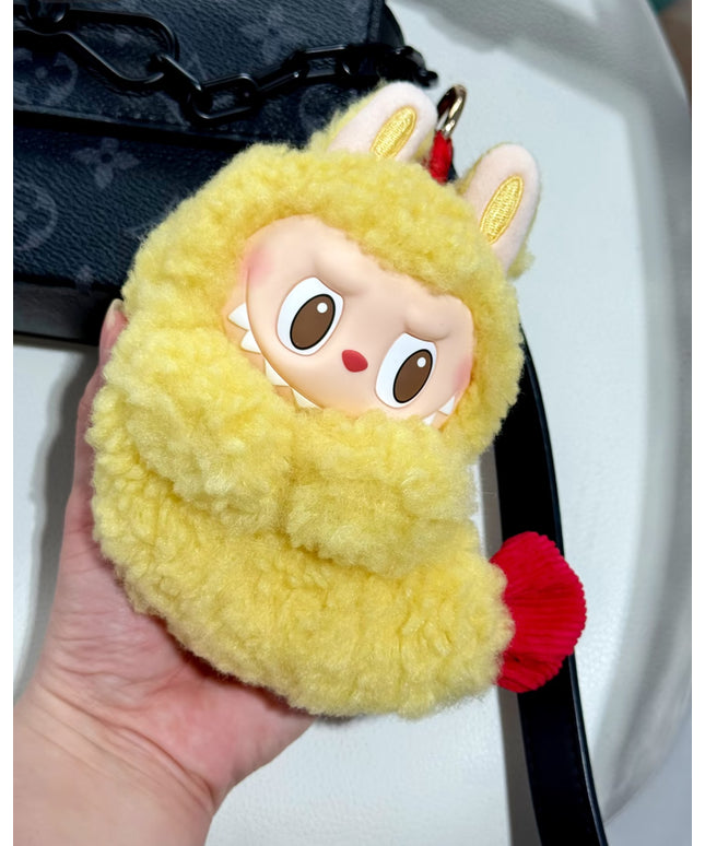 Labubu - Tempura  Earphone Case Hanging Card Plush Pendant