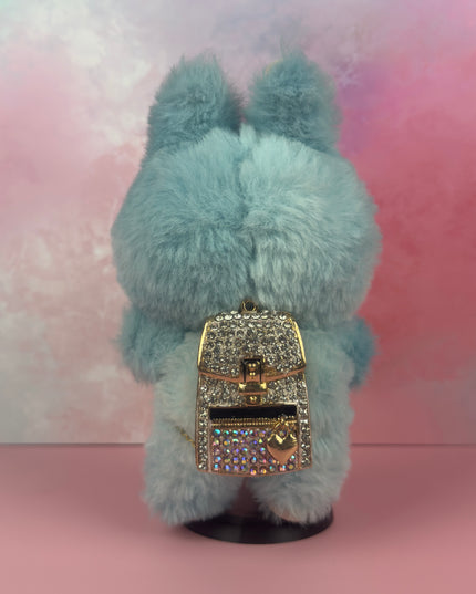 Crystal‑Encrusted Mini Backpack