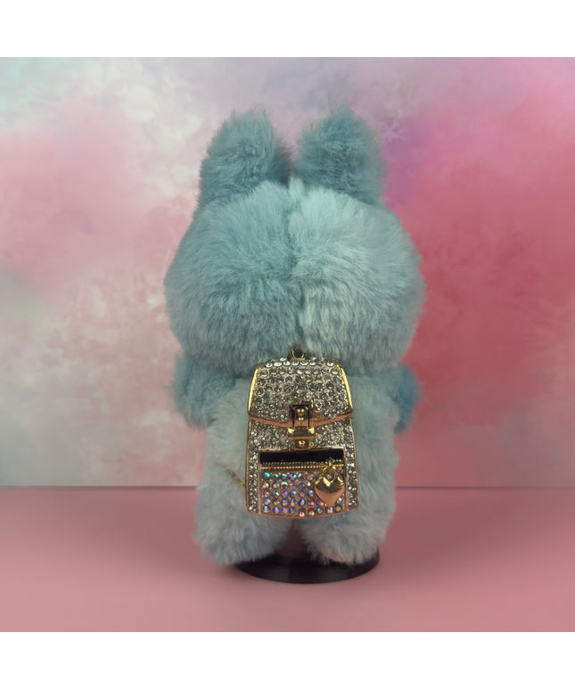 Crystal‑Encrusted Mini Backpack