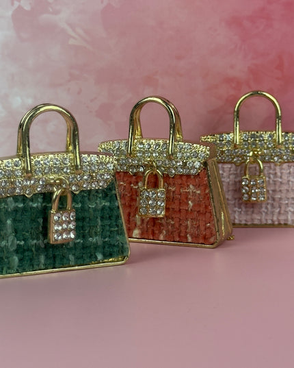 Labubu - Bouclé Satchel with Padlock