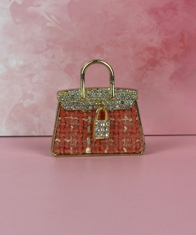 Labubu - Bouclé Satchel with Padlock