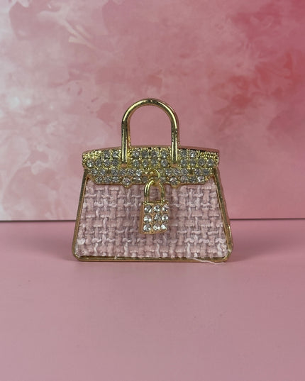 Labubu - Bouclé Satchel with Padlock