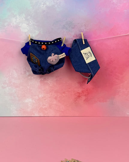 Labubu - Denim Patch Playdate