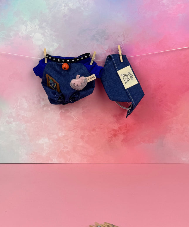 Labubu - Denim Patch Playdate