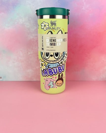 PandaPopSA Exclusive - Labubu Flip Straw Tumbler