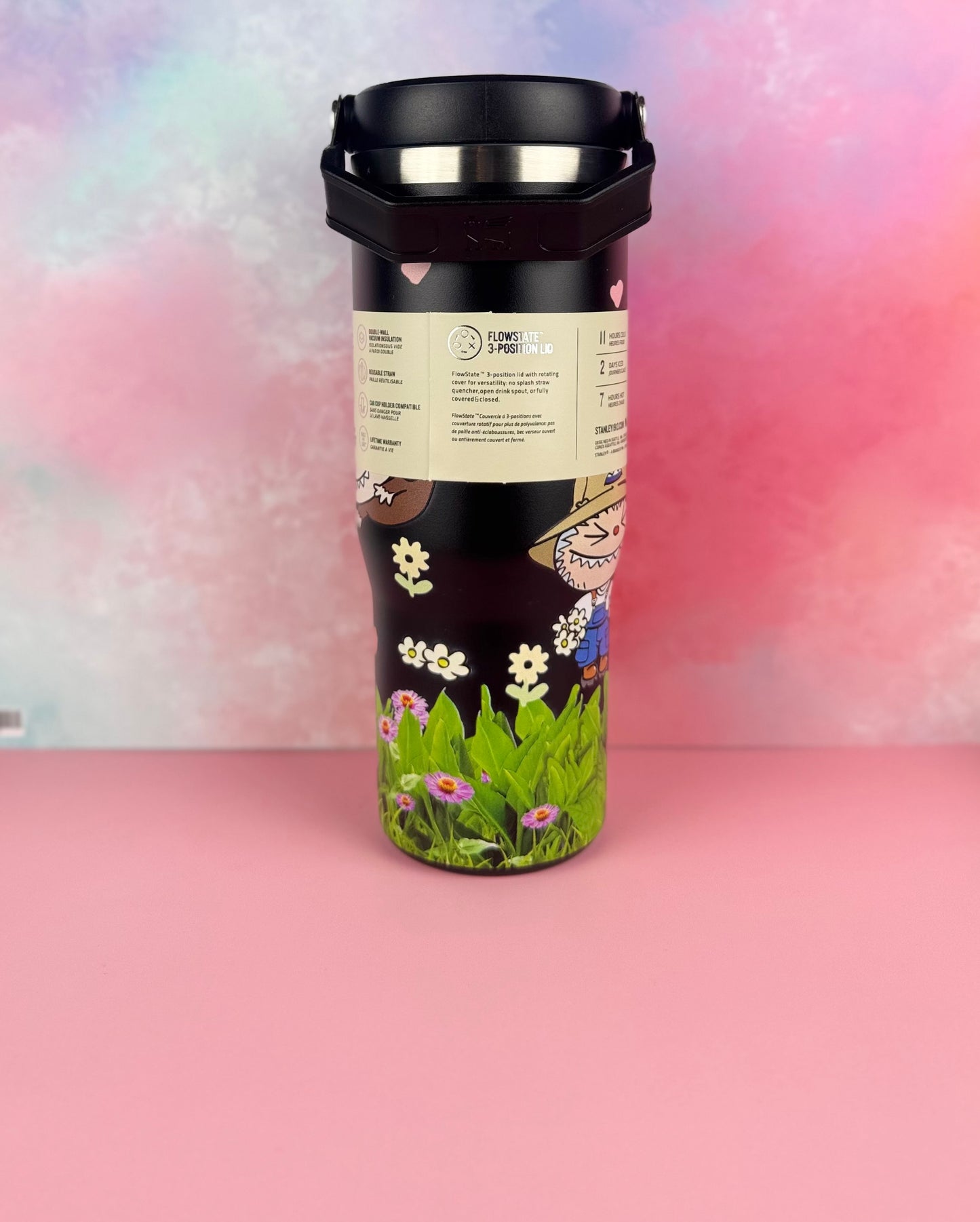 PandaPopSA Exclusive - Labubu Flip Straw Tumbler