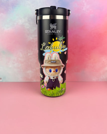 PandaPopSA Exclusive - Labubu Flip Straw Tumbler