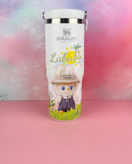 PandaPopSA Exclusive - Labubu Flip Straw Tumbler