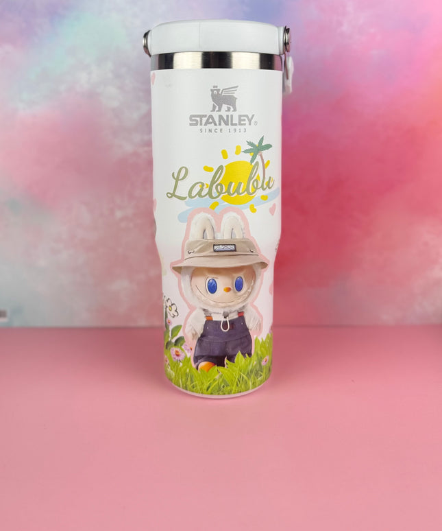 PandaPopSA Exclusive - Labubu Flip Straw Tumbler