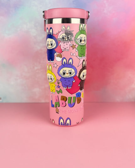 PandaPopSA Exclusive - Labubu Flip Straw Tumbler