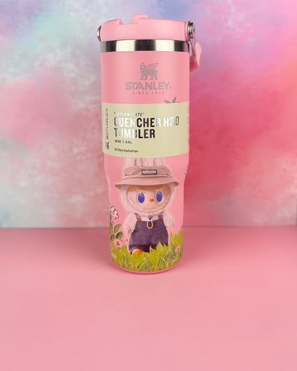 PandaPopSA Exclusive - Labubu Flip Straw Tumbler