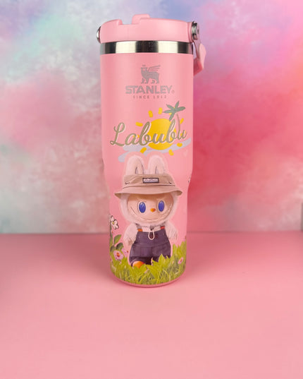 PandaPopSA Exclusive - Labubu Flip Straw Tumbler