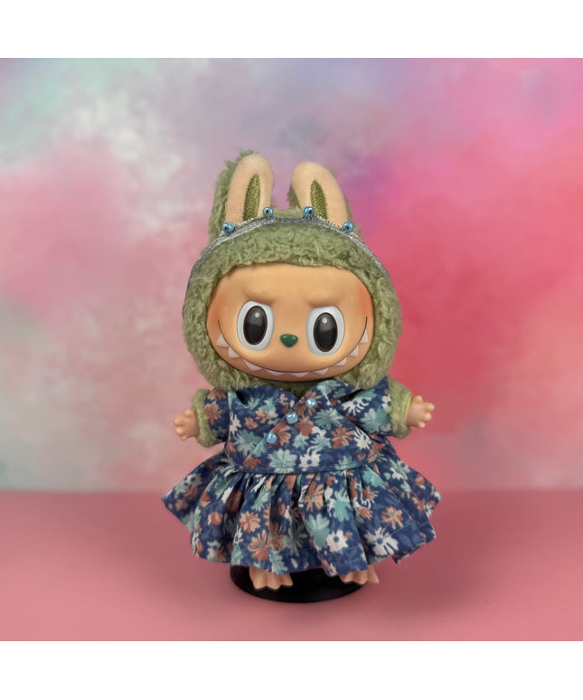 Denim Floral Skater