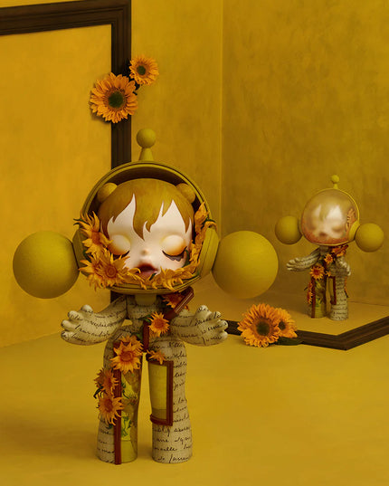 [Pre-order] MEGA a SKULLPANDA 400% Van Gogh Museum Sunflowers