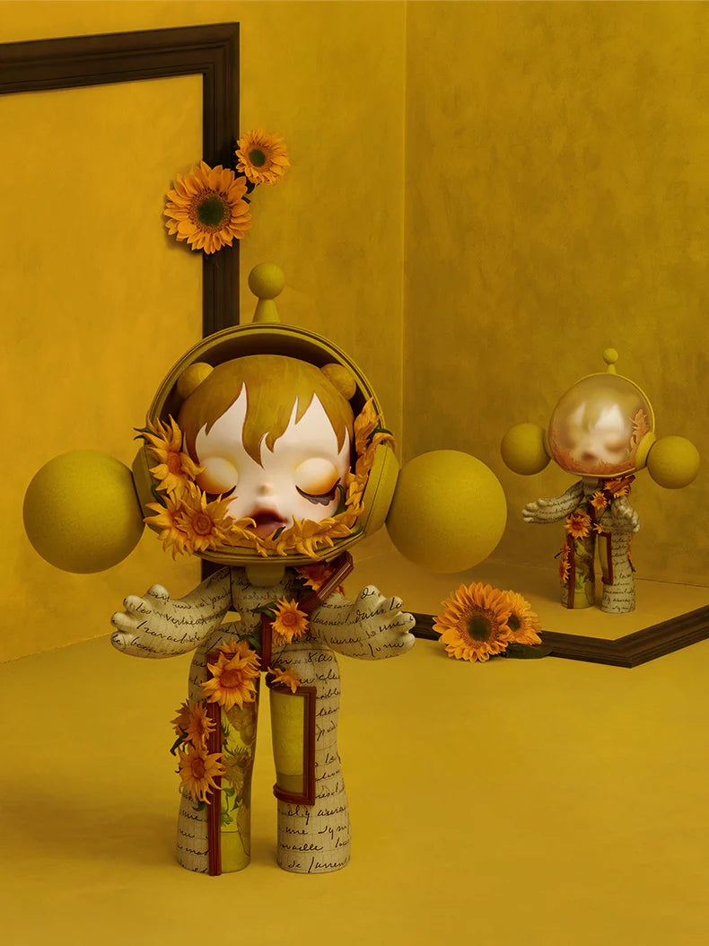 [Pre-order] MEGA a SKULLPANDA 400% Van Gogh Museum Sunflowers