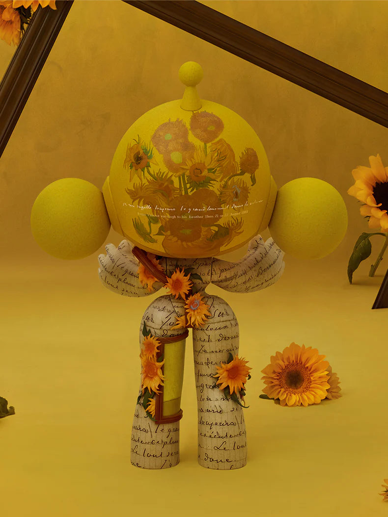 [Pre-order] MEGA a SKULLPANDA 400% Van Gogh Museum Sunflowers