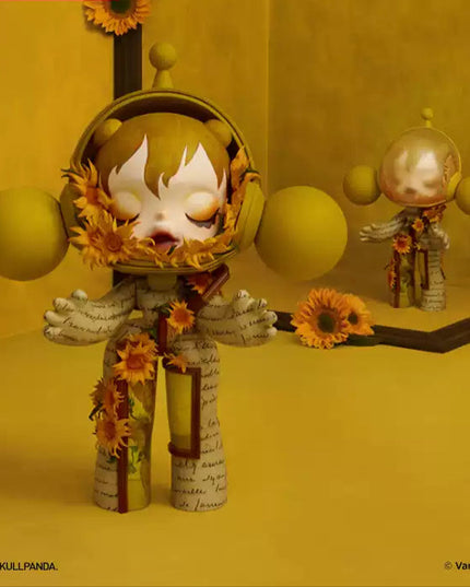 [Pre-order] MEGA a SKULLPANDA 400% Van Gogh Museum Sunflowers