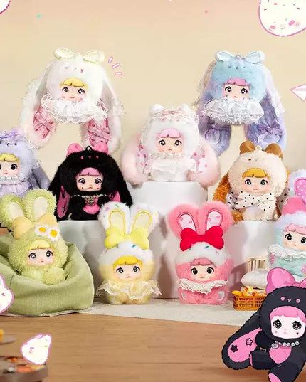 SALE - Nommi V8 Nommi Baby Sweetheart Bunny Series Plush Figure Blind Box