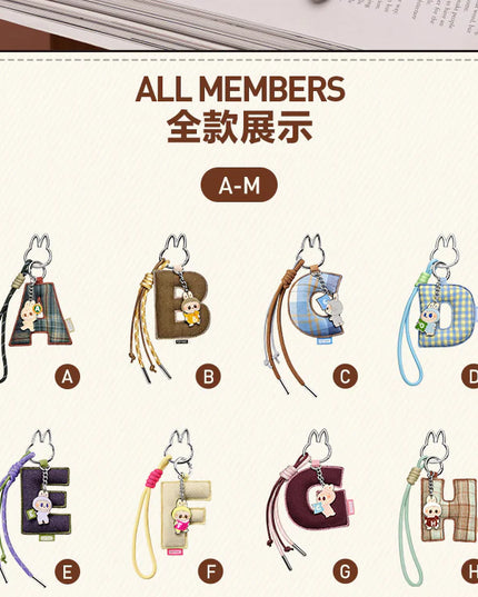 [Pre-Order] LABUBU - Pin for Love LETTERS Pendant Blind Box (A-M and N-Z）