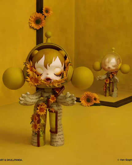 [Pre-order] MEGA a SKULLPANDA 400% Van Gogh Museum Sunflowers