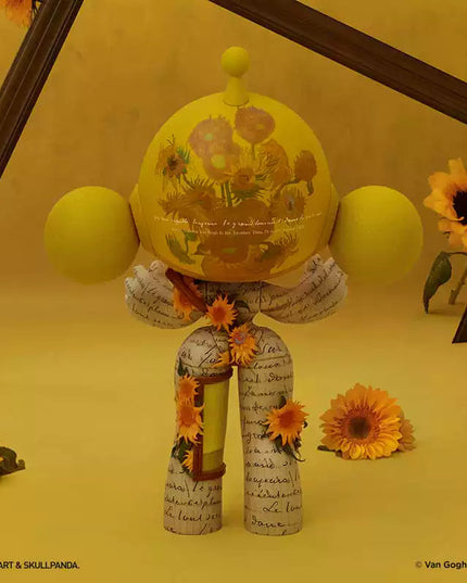 [Pre-order] MEGA a SKULLPANDA 400% Van Gogh Museum Sunflowers
