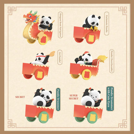 Panda Roll Dragon Boat Racing Series Blind Box