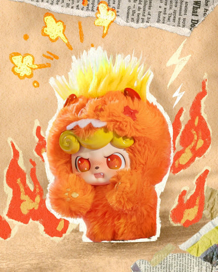 Q Kid - Emotional Hairy Monsters Series Pendant