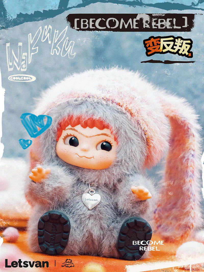 Wakuku Fuzzy Trendy Fun Party Series Plush Blind Box