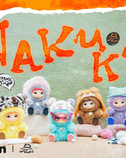 Wakuku Fuzzy Trendy Fun Party Series Plush Blind Box